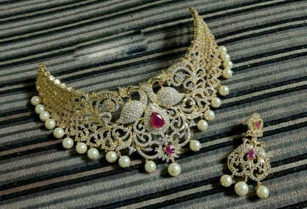 Bridal Choker ♣ Set 0106