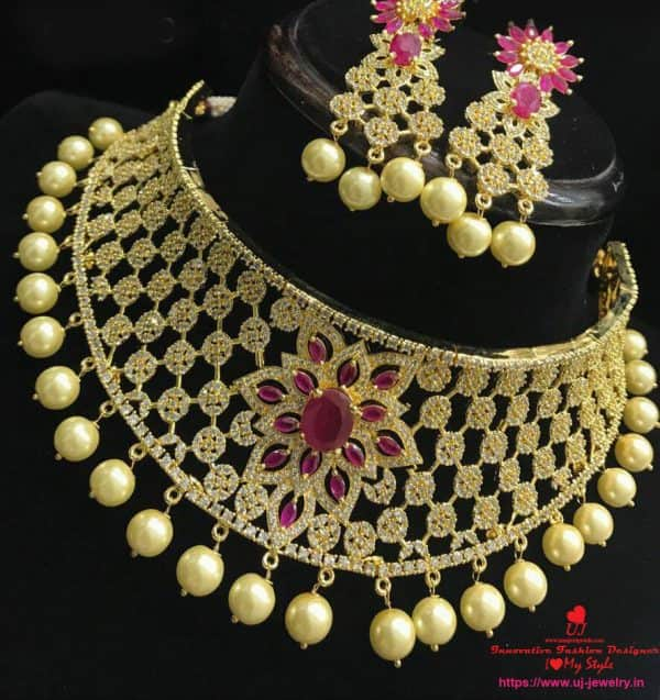 Bridal Choker Set 052 - Image 2