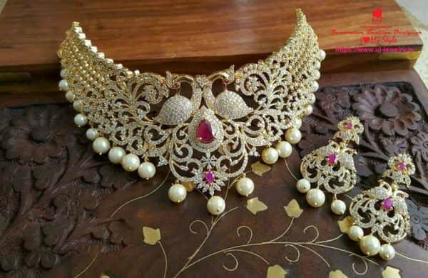 Bridal Choker Set 035