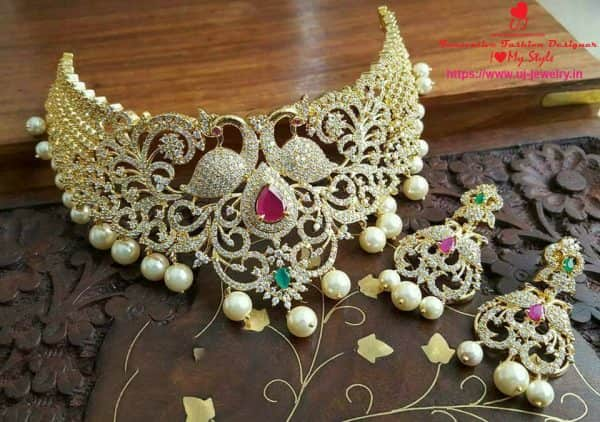 Bridal Choker Set 036