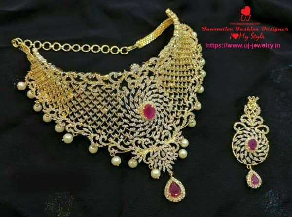 Bridal Choker Set 037