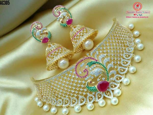 Bridal Choker Set 026