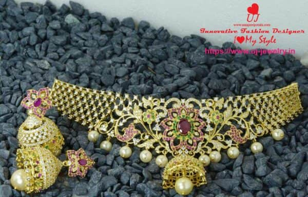 Bridal Choker Set 043