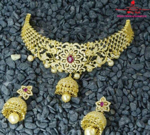 Bridal Choker Set 044