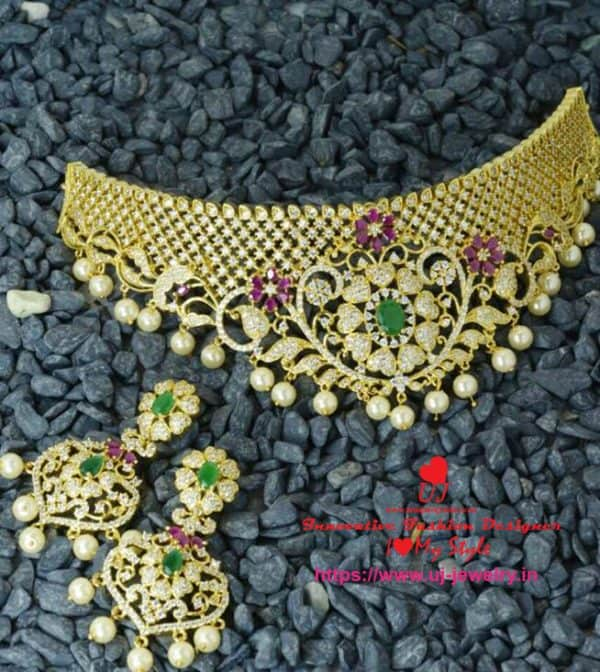 Bridal Choker Set 045