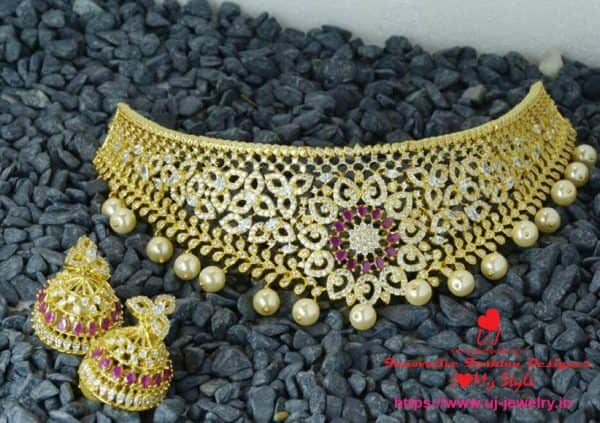 Bridal Choker Set 047