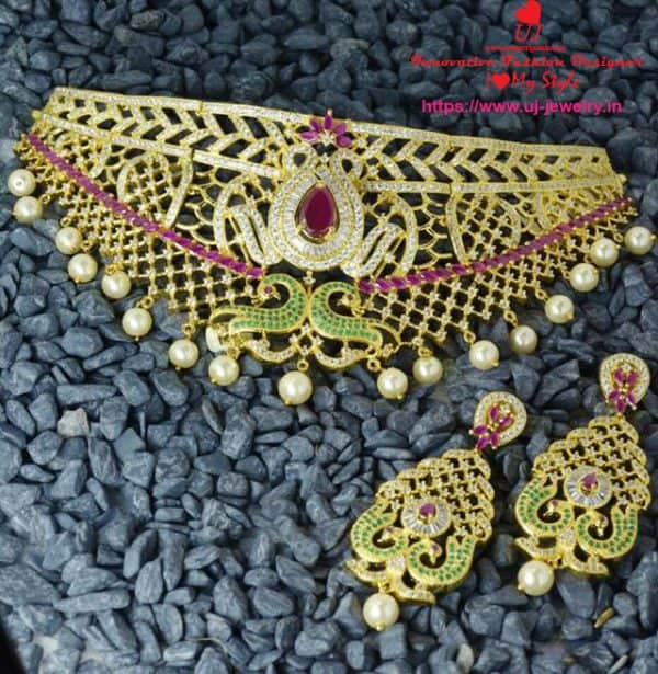 Bridal Choker Set 048