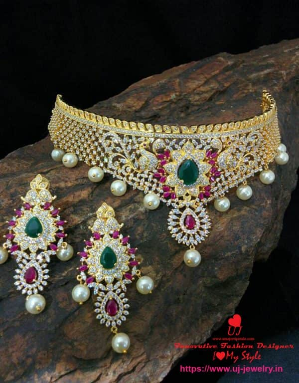 Bridal Choker Set 051