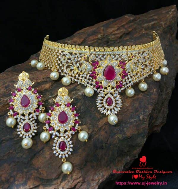 Bridal Choker Set 052