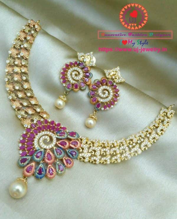 Bridal Choker Set 058