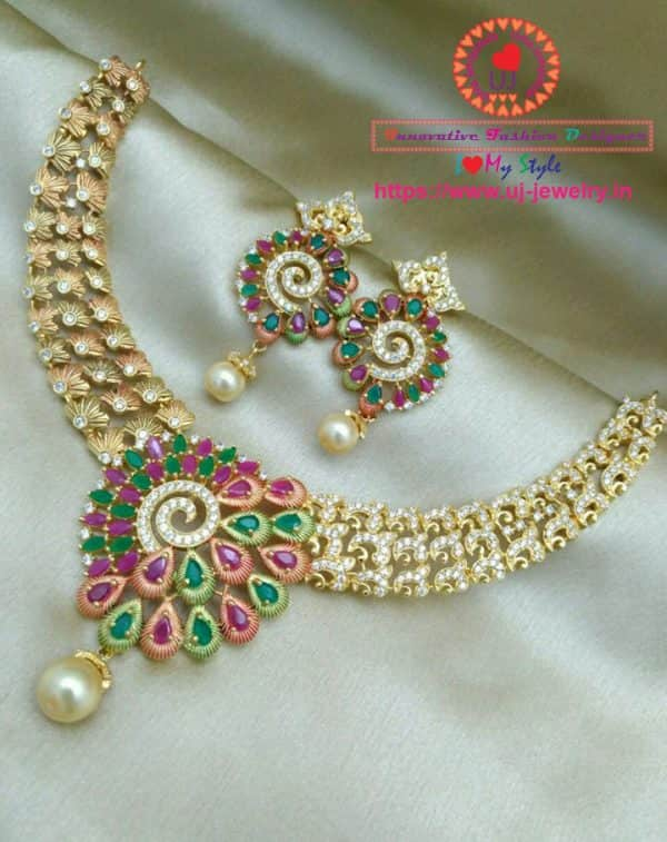 Bridal Choker Set 060