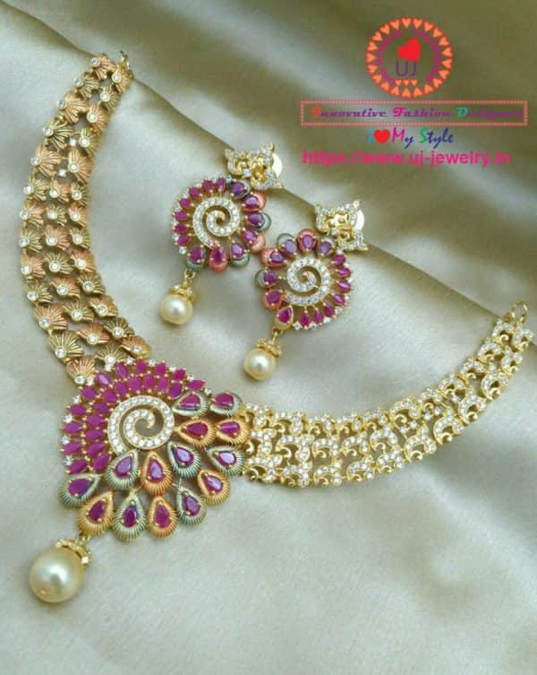 Bridal Choker Set 061