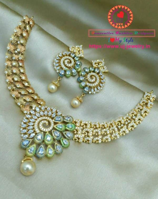 Bridal Choker Set 062