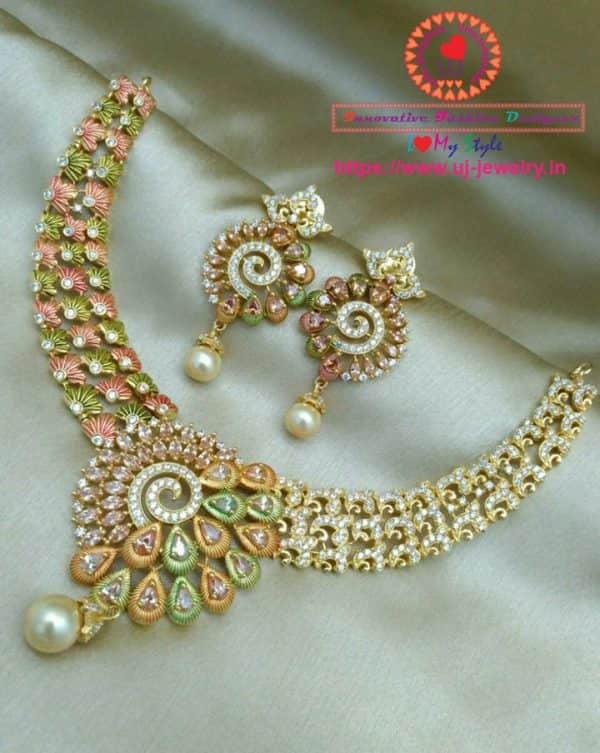 Bridal Choker Set 063