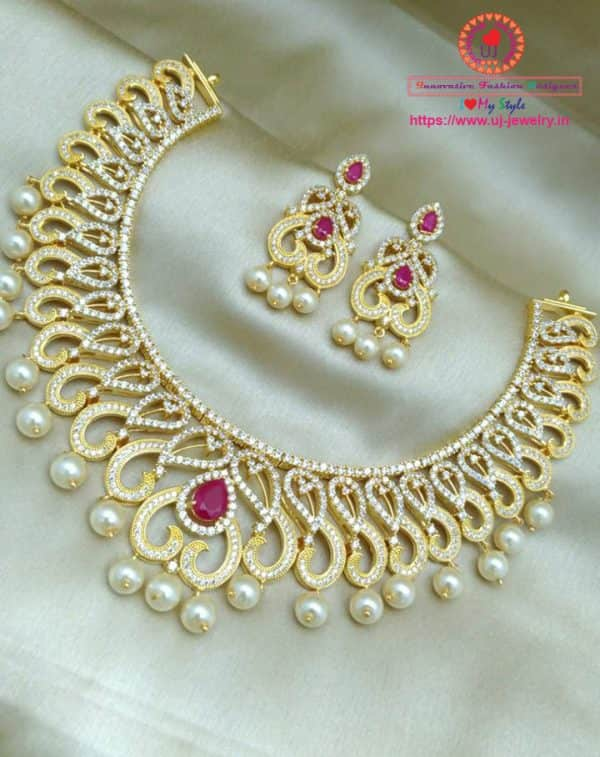 Bridal Choker Set 076