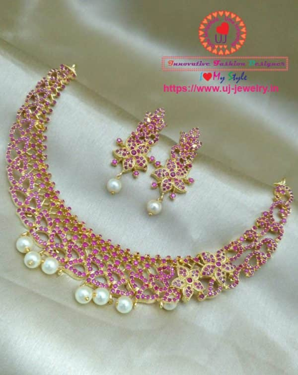 Bridal Choker Set 082