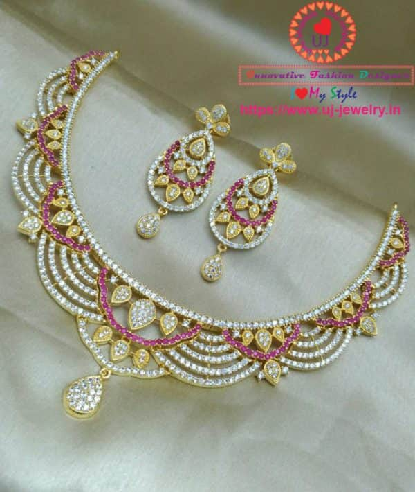 Bridal Choker Set 086