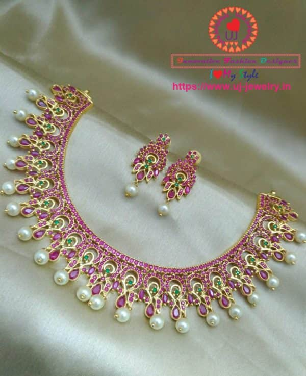 Bridal Choker Set 087