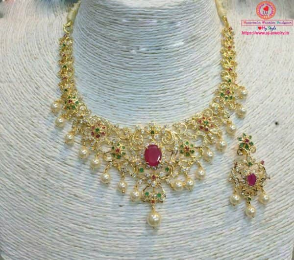 Bridal Choker Set 091