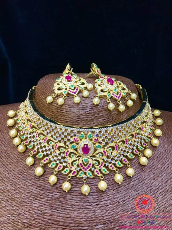 Bridal Choker Set 093