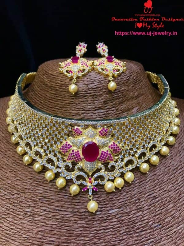 Bridal Choker Set 096